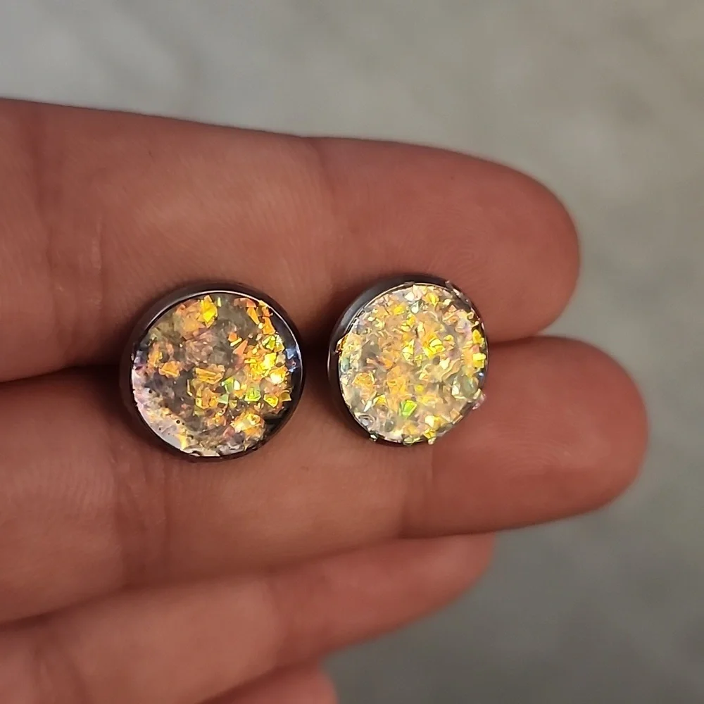 handmade stud earrings